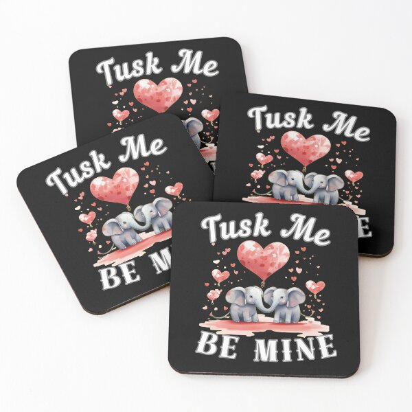 Artikelvorschau, Tusk Me, Be Mine. surrealer Elefant entworfen und verkauft von ElephantVibes.