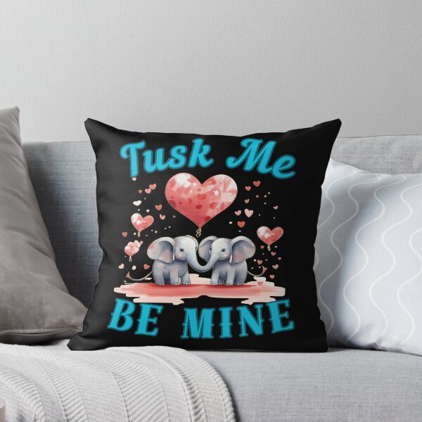 Item preview, Tusk Me, Be Mine. adorable elephant designed and sold by ElephantVibes.