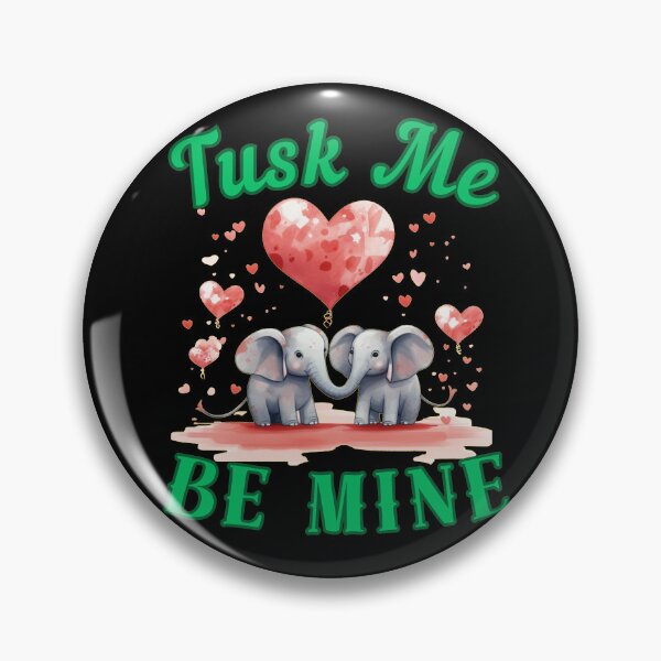 Item preview, Tusk Me, Be Mine. Flower elephant designed and sold by ElephantVibes.