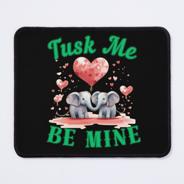 Item preview, Tusk Me, Be Mine. Flower elephant designed and sold by ElephantVibes.