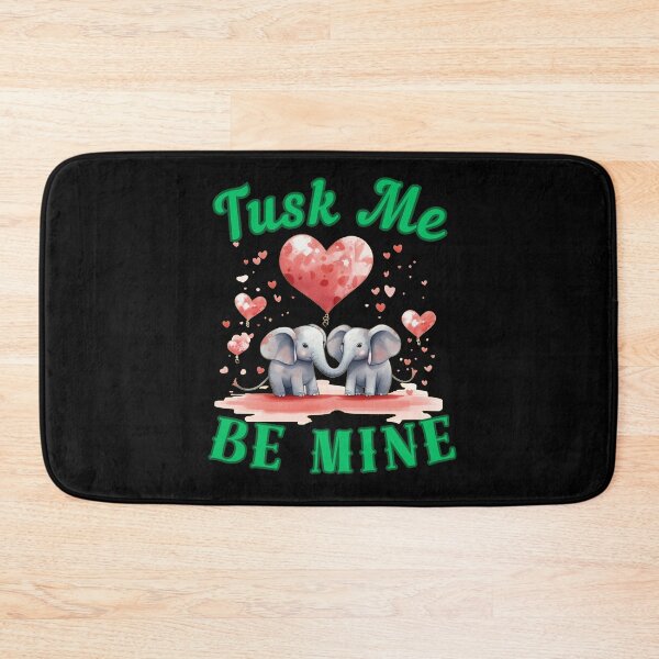 Item preview, Tusk Me, Be Mine. Flower elephant designed and sold by ElephantVibes.