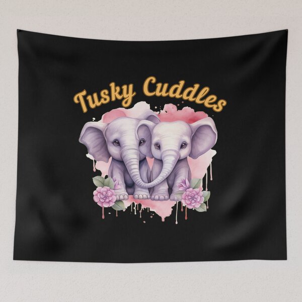 Item preview, Tusking Of You. elephant lover designed and sold by ElephantVibes.