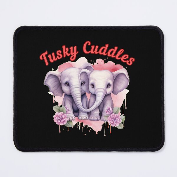 Item preview, Tusking Of You. colorful elephant designed and sold by ElephantVibes.
