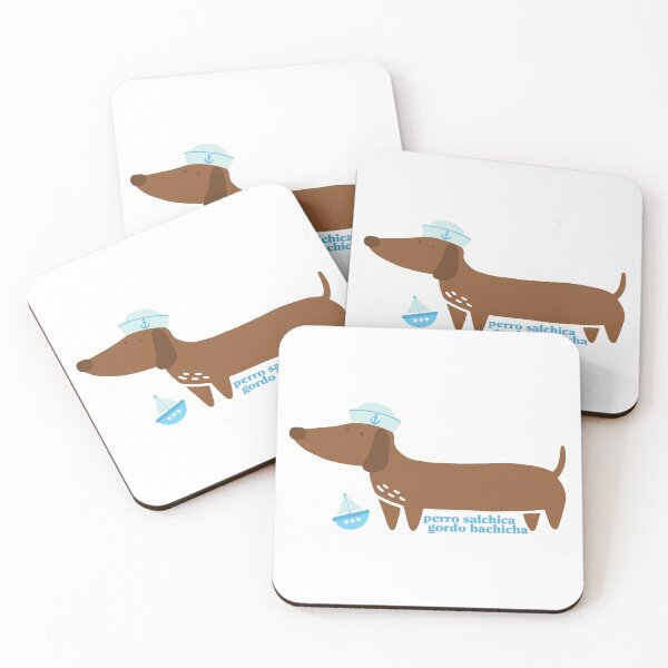 Item preview, Perro Salchicha Marinero Dachshund Sailor designed and sold by OscarAndOphelia.