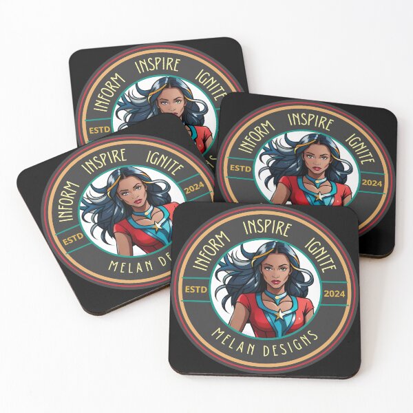 Item preview, Marvelous Superhero Woman Inform Inspire Ignite Star Girl designed and sold by Melan Designs.