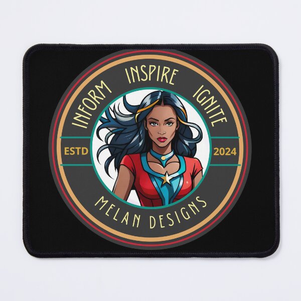 Item preview, Marvelous Superhero Woman Inform Inspire Ignite Star Girl designed and sold by Melan Designs.
