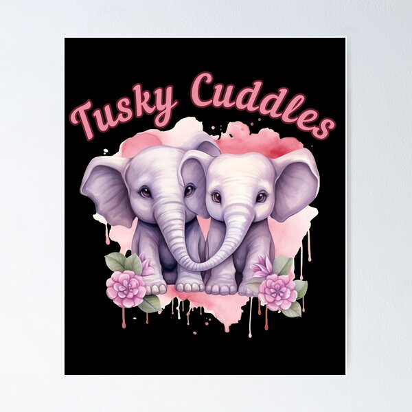 Item preview, Tusking Of You. elephant head designed and sold by ElephantVibes.