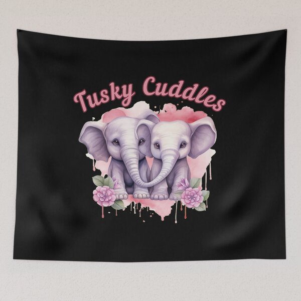Item preview, Tusking Of You. elephant head designed and sold by ElephantVibes.