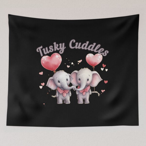 Item preview, Tusking Of You. elephant quote designed and sold by ElephantVibes.