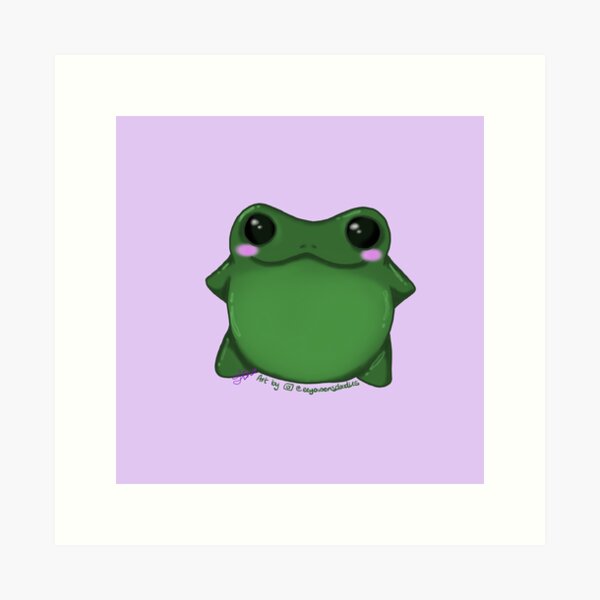 Chubby Frog Art Prints for Sale