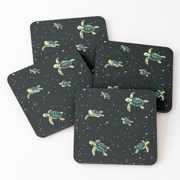 Item preview, Cosmic Turtles - 8-Bit Floating Space Adventure designed and sold by cruzjone.