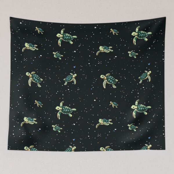 Item preview, Cosmic Turtles - 8-Bit Floating Space Adventure designed and sold by cruzjone.