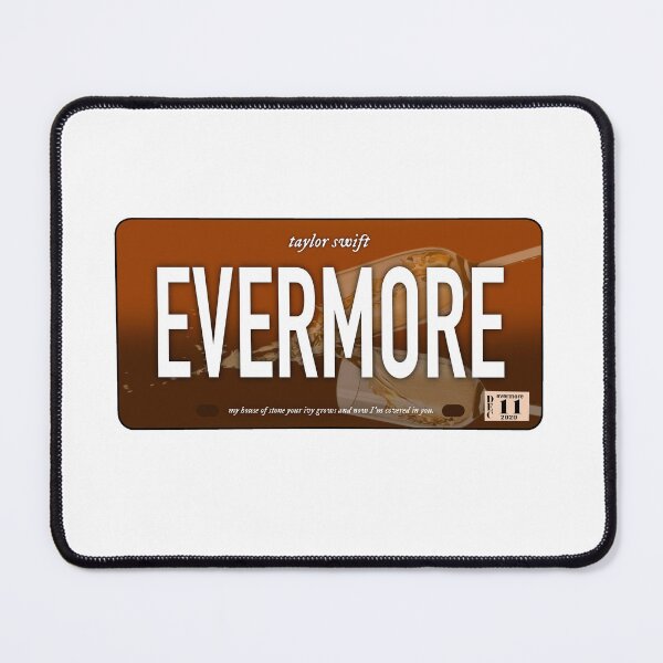 Item preview, Evermore License Plate designed and sold by Kathryn’s Designs.