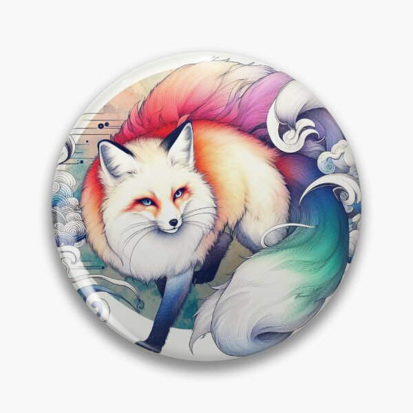 Item preview, A century-old nine-tailed fox. designed and sold by growing-mom.