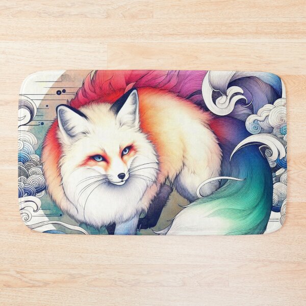 Item preview, A century-old nine-tailed fox. designed and sold by growing-mom.