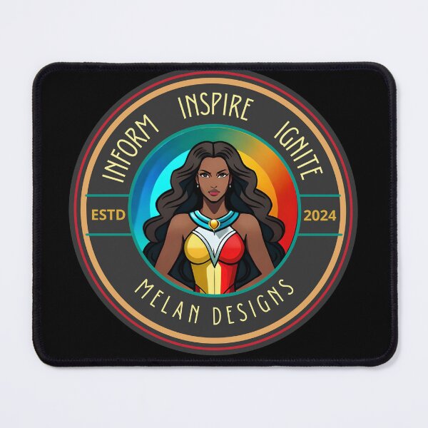 Item preview, Marvelous Superhero Inform Inspire Ignite Demure Rainbow Glam designed and sold by Melan Designs.