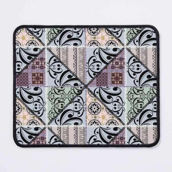 Item preview, Patchwork vintage ornamental pattern background designed and sold by fuzzyfox.