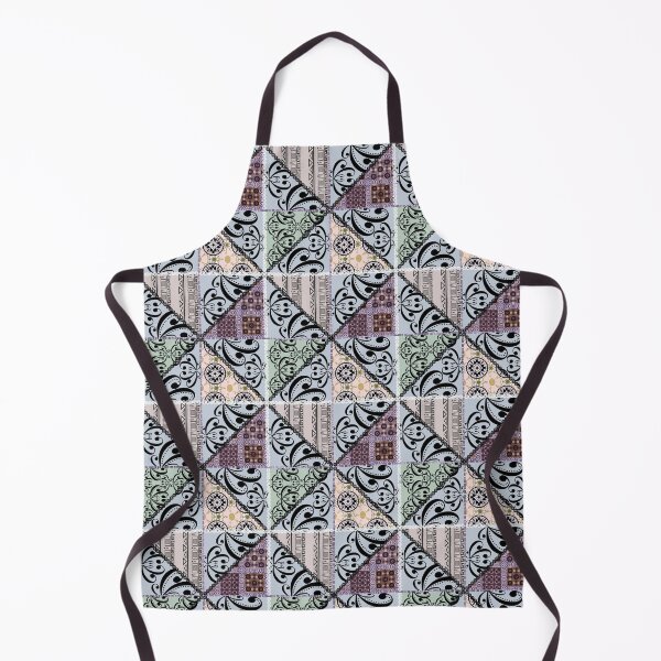 Item preview, Patchwork vintage ornamental pattern background designed and sold by fuzzyfox.