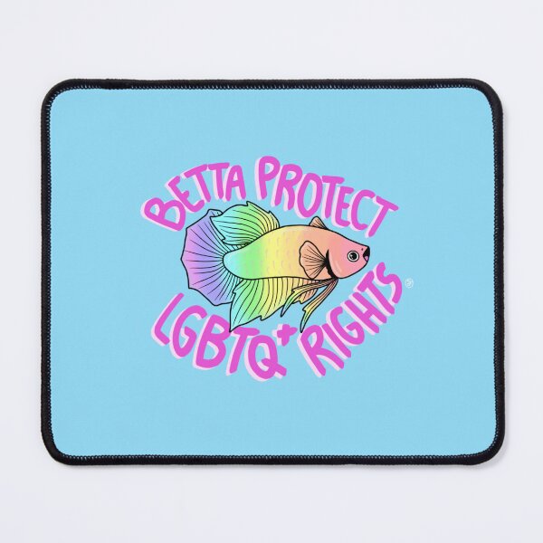 Item preview, "Betta Protect LGBTQ+ Rights"  designed and sold by Auden Heitzler.