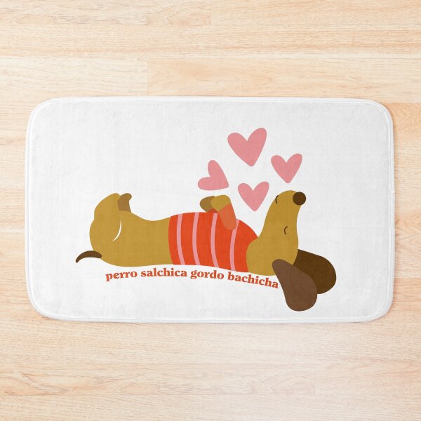 Item preview, Perro Salchicha Dachshund Hearts designed and sold by OscarAndOphelia.