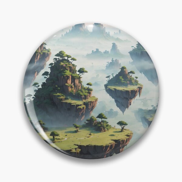 Item preview, Mystical floating islands designed and sold by InkStation24.