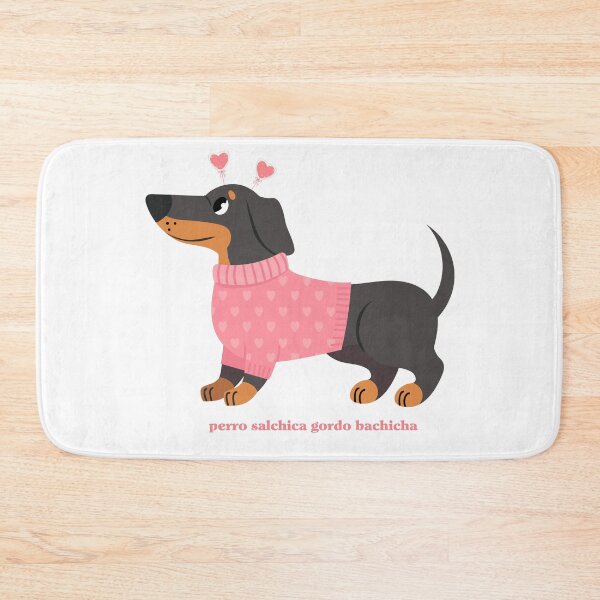 Item preview, Perro Salchicha Valentine's Sweater Dachshund designed and sold by OscarAndOphelia.