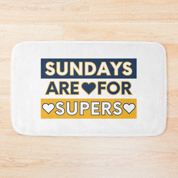 Item preview, Sundays are for the Supers designed and sold by CampStickerSpot.