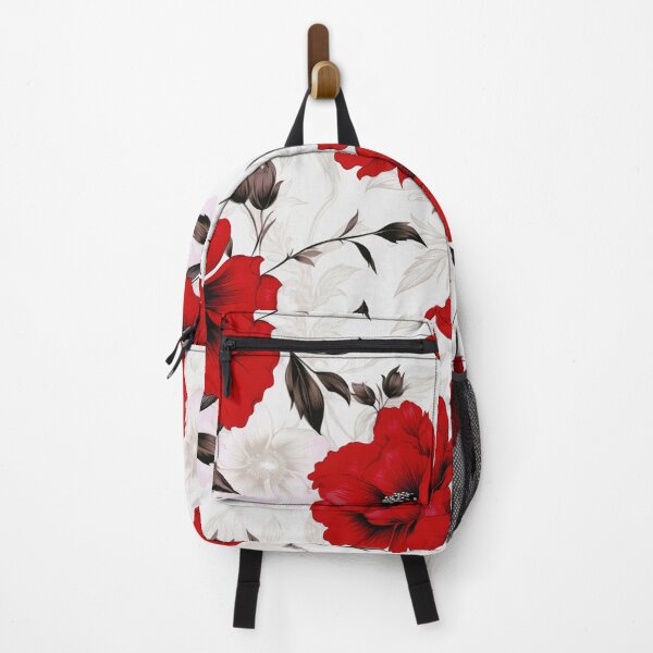 Item preview, Bold Red Floral Elegance designed and sold by Varadar.