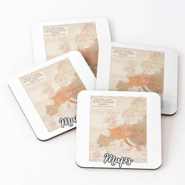Item preview, Old Map of Europe with Maps Written in Script designed and sold by kylmllr101684.