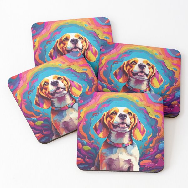 Item preview, Psychedelic Beagle designed and sold by Cloe Dauplais.