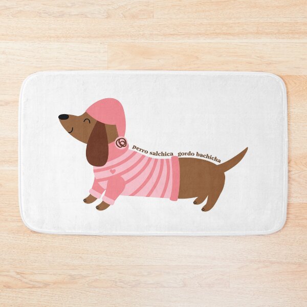 Item preview, Perro Salchicha Pink Dachshund  designed and sold by OscarAndOphelia.