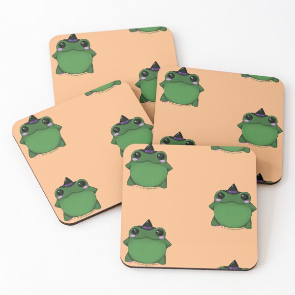 Item preview, Chubby Frog w/a Witch Hat designed and sold by eeyowensdoodles.