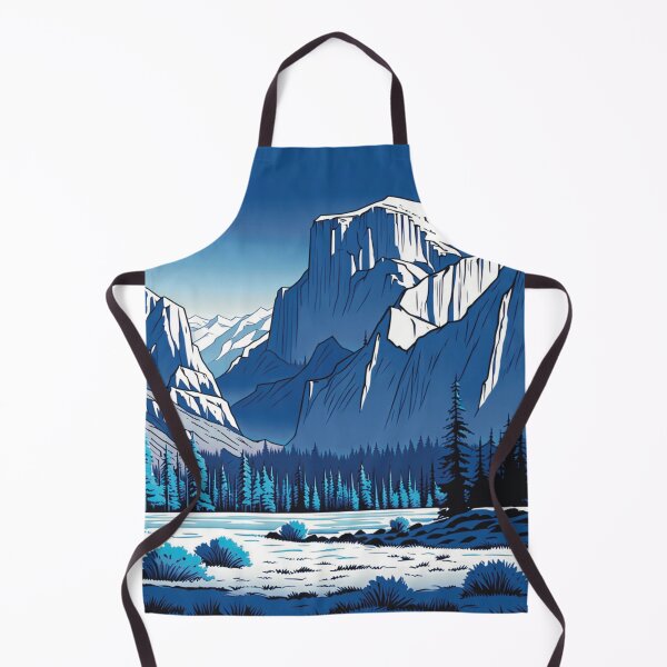 Item preview, Mount El Capitan Snowy Landscape Blue Tones designed and sold by Secondearth.
