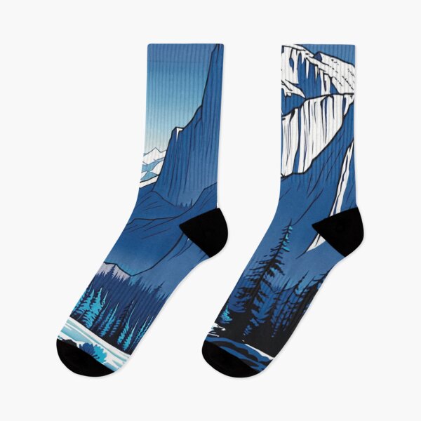 Item preview, Mount El Capitan Snowy Landscape Blue Tones designed and sold by Secondearth.