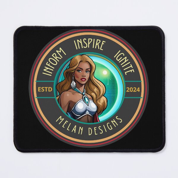 Item preview, Marvelous Superhero Inform Inspire Ignite Gorgeous Glam Woman designed and sold by Melan Designs.