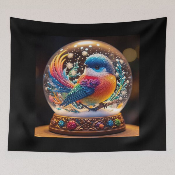 Item preview, Bird in Snow Globe (2) designed and sold by Gen-Whimsy.