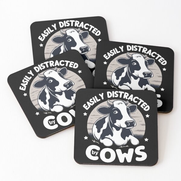 Item preview, Easily Distracted By Cows designed and sold by Designowner.