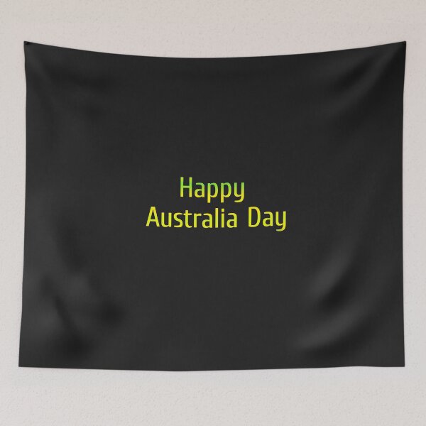 Item preview, HAPPY AUSTRALIA DAY , letters T Shirt  designed and sold by CraktmanShop.