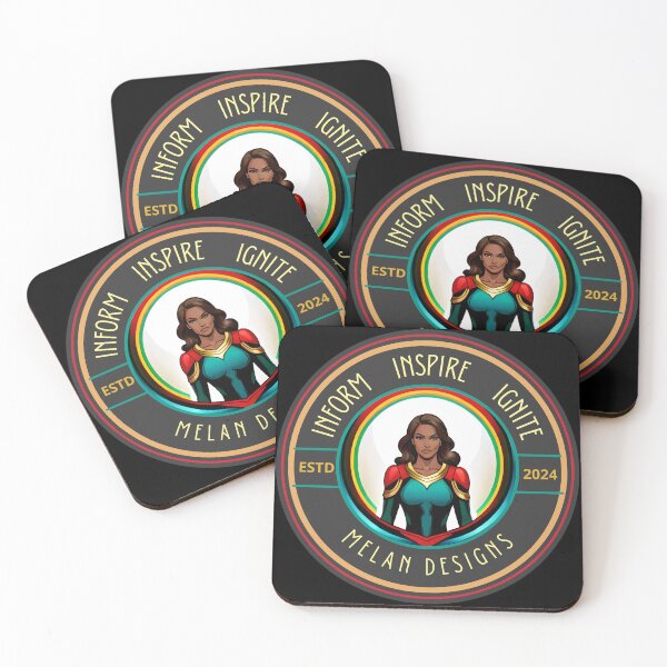 Item preview, Marvelous Superhero Inform Inspire Ignite Empowered Rasta Girl designed and sold by Melan Designs.