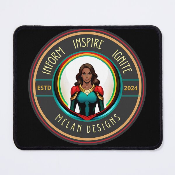 Item preview, Marvelous Superhero Inform Inspire Ignite Empowered Rasta Girl designed and sold by Melan Designs.