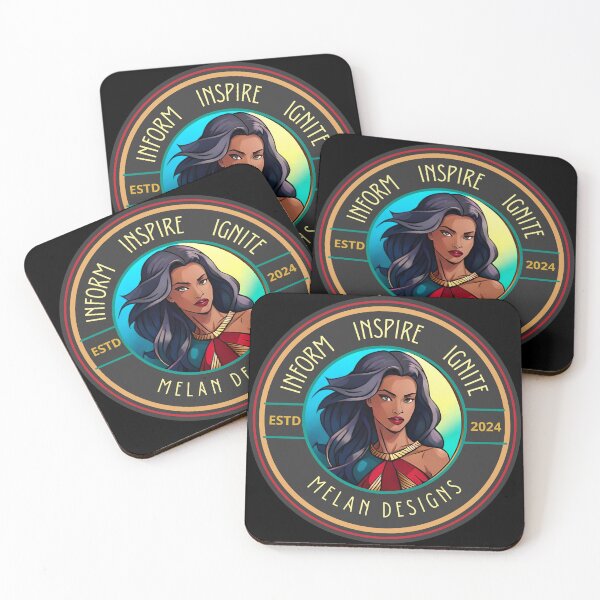 Item preview, Marvelous Superhero Lady Inform Inspire Ignite Demure Woman designed and sold by Melan Designs.