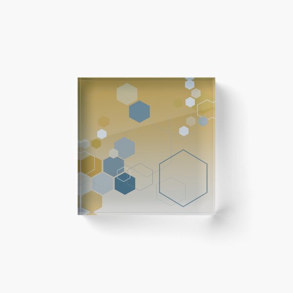 Item preview, Hexagon dream land designed and sold by NicoleFehrArt.