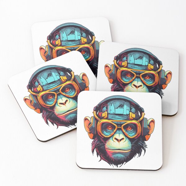 Item preview, Neon Jungle: A Cyber Monkey's Odyssey designed and sold by LaraRaid.
