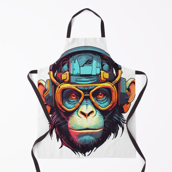 Item preview, Neon Jungle: A Cyber Monkey's Odyssey designed and sold by LaraRaid.