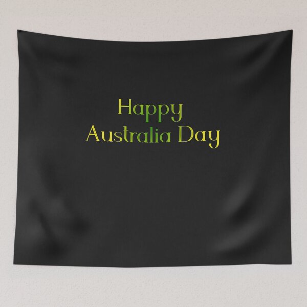 Item preview, HAPPY AUSTRALIA DAY , letters T Shirt  designed and sold by CraktmanShop.