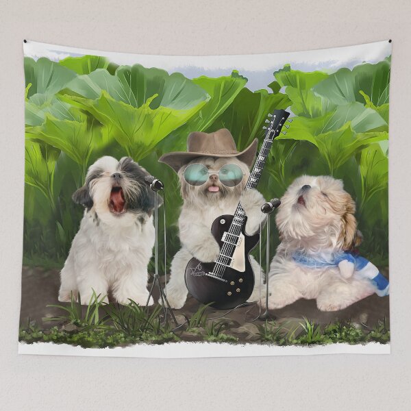 Item preview, Shih Tzus Music Band designed and sold by Clitus.