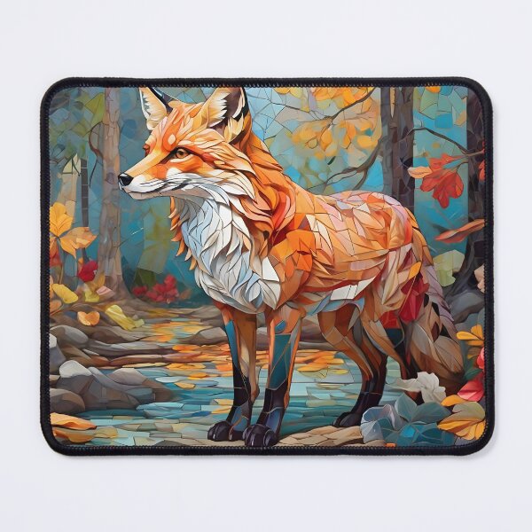 Item preview, Mosaic Fox Forest designed and sold by WANBASTEN.