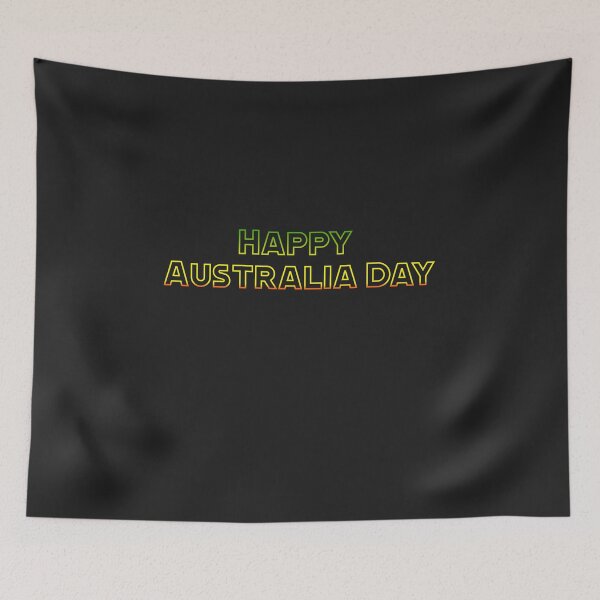 Item preview, HAPPY AUSTRALIA DAY , letters T Shirt  designed and sold by CraktmanShop.