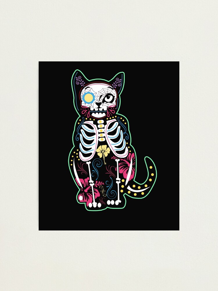 cat skeleton shirt