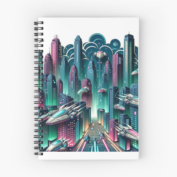 Item preview,   Vibrant Neon Cybercity Art Sticker Volume 4 designed and sold by mymagicstoreus.